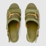 Gucci Women’s platform sandal with Horsebit - Image 2